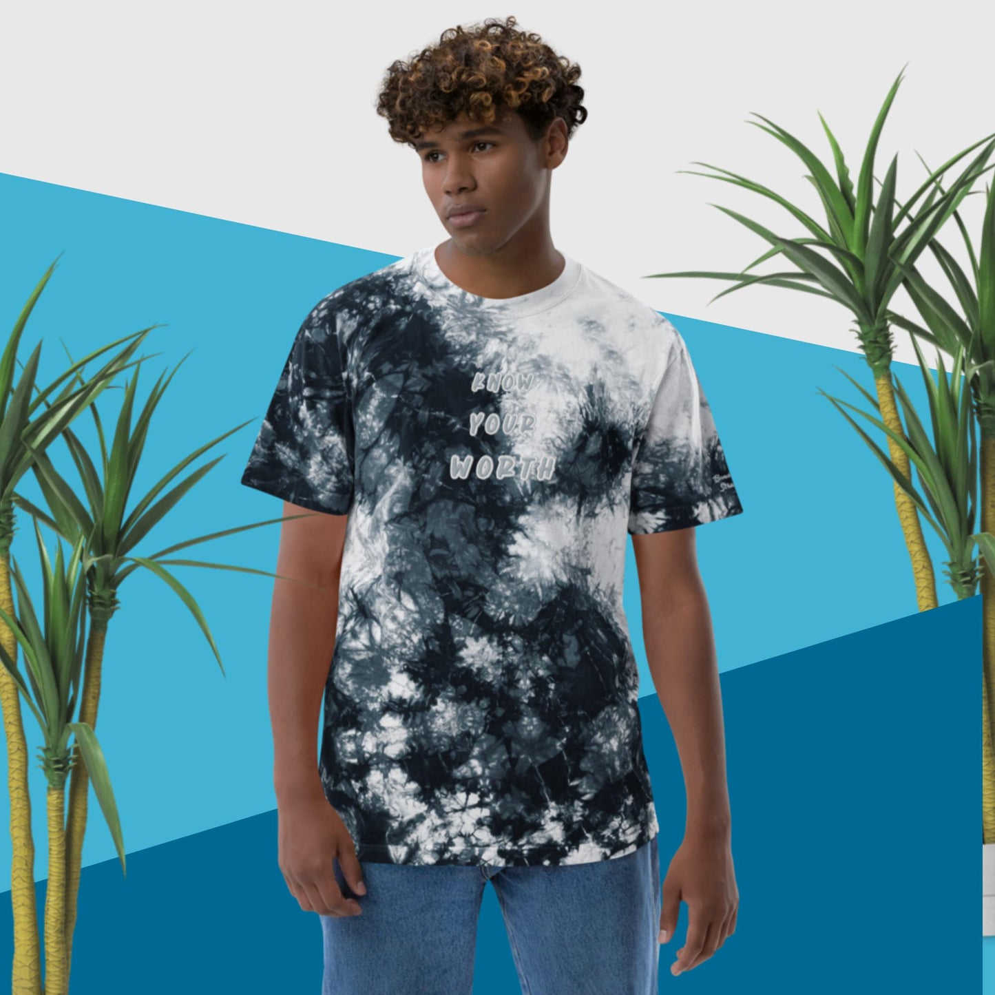 Oversized tie-dye t-shirt (KYW)