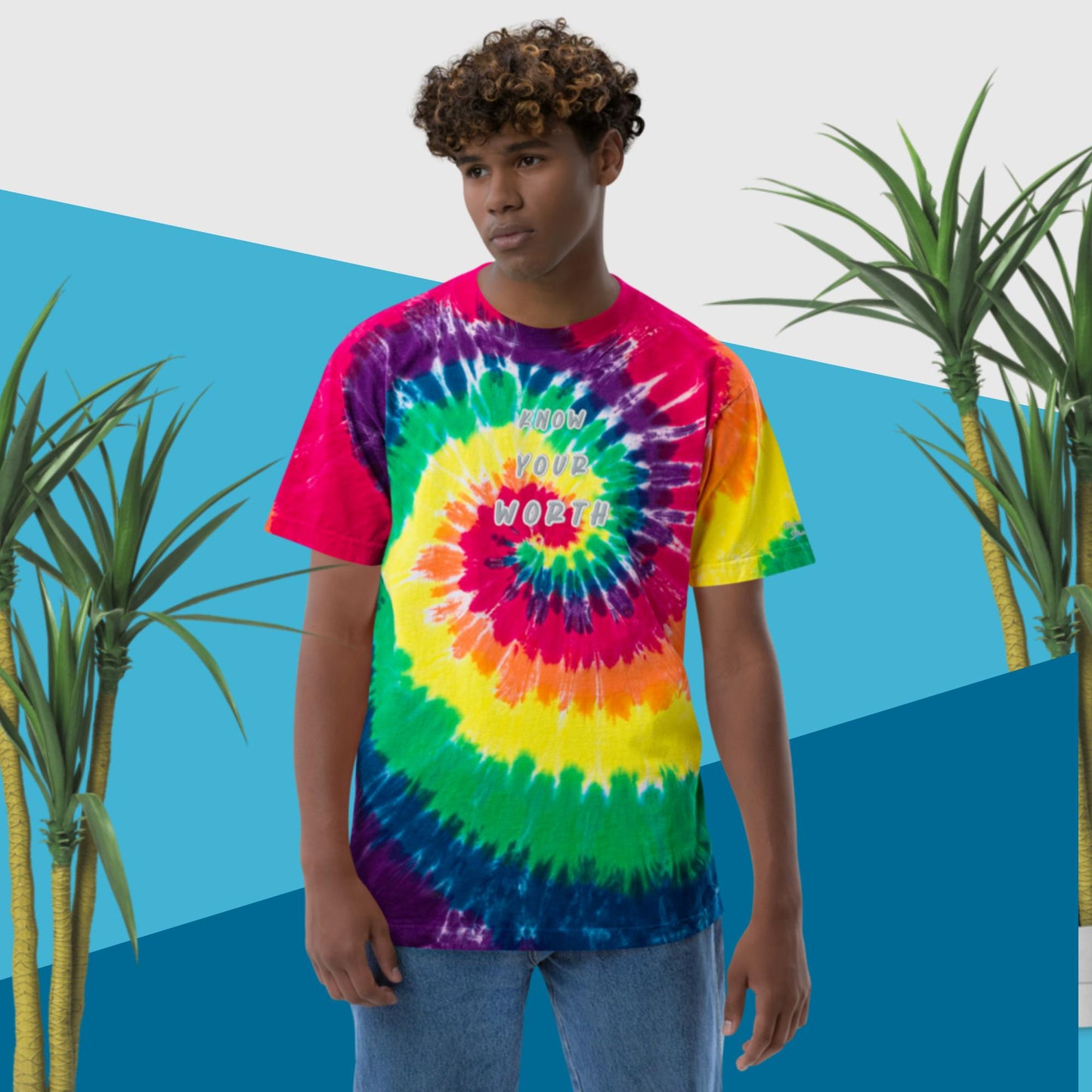 Oversized tie-dye t-shirt (KYW)