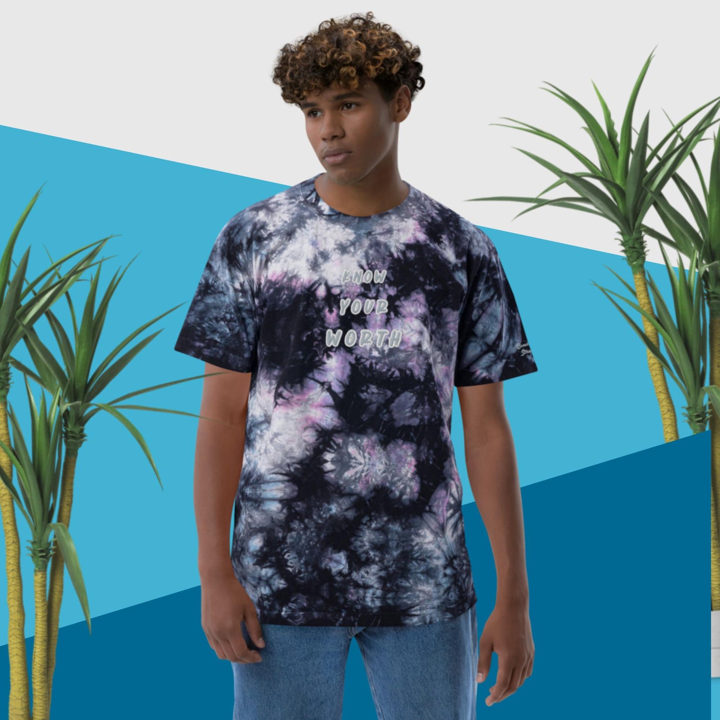 Oversized tie-dye t-shirt (KYW)