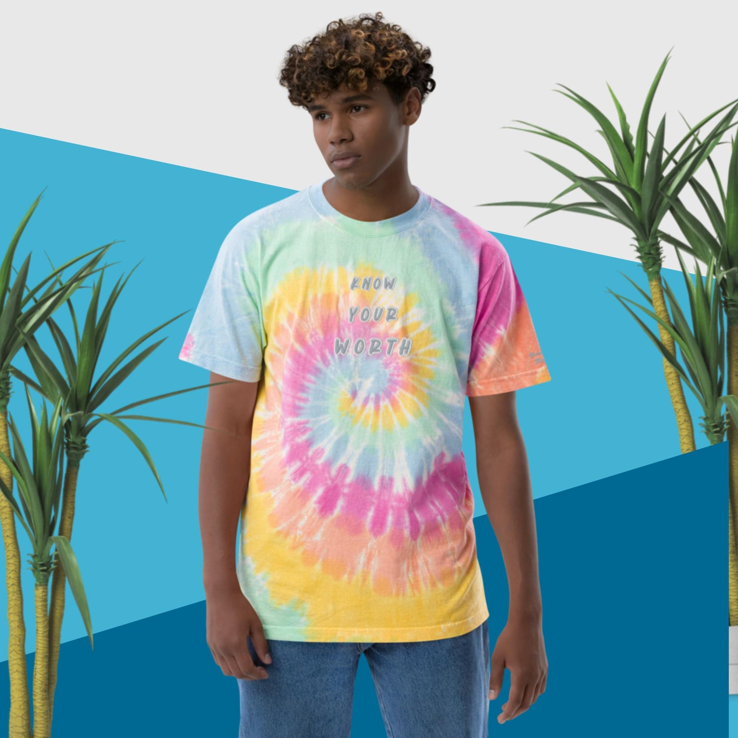 Oversized tie-dye t-shirt (KYW)